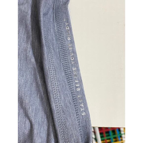 Peloton X Fourlaps T Shirt Mens L Gray Short Sleeve RE-UP Running Logo Tee - Picture 7 of 10